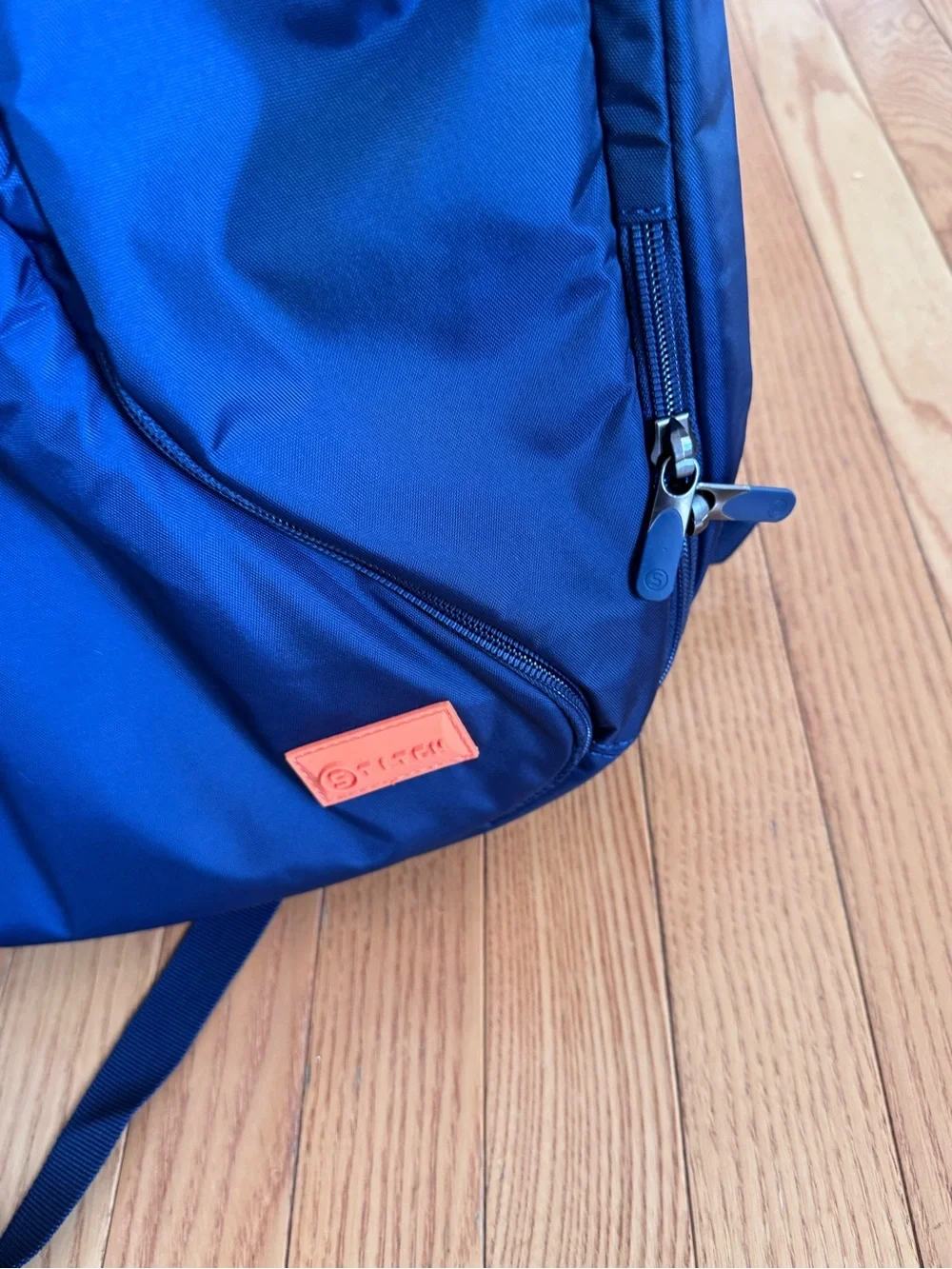 Stitch Men's Navy Travel Backpack with Organized Compartments